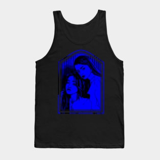 Khum Sam and Mon Blue Tank Top